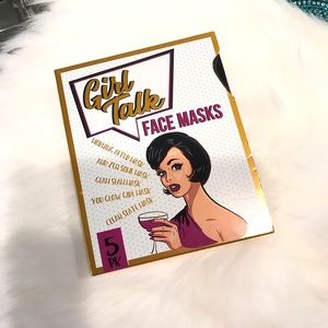 *5 Girl Talk Face Masks Skin Glam Glow Zen Clean